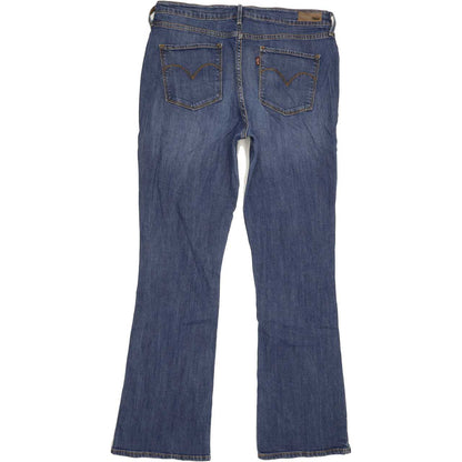 Levi's Women Blue Bootcut Regular Stretch Jeans W32 L32