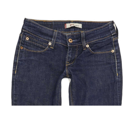 Levi's 571 Men Blue Straight Slim Stretch Jeans W27 L31