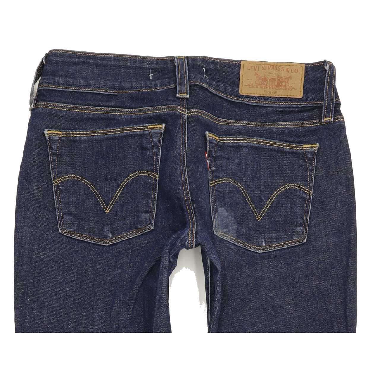 Levi's 571 Men Blue Straight Slim Stretch Jeans W27 L31