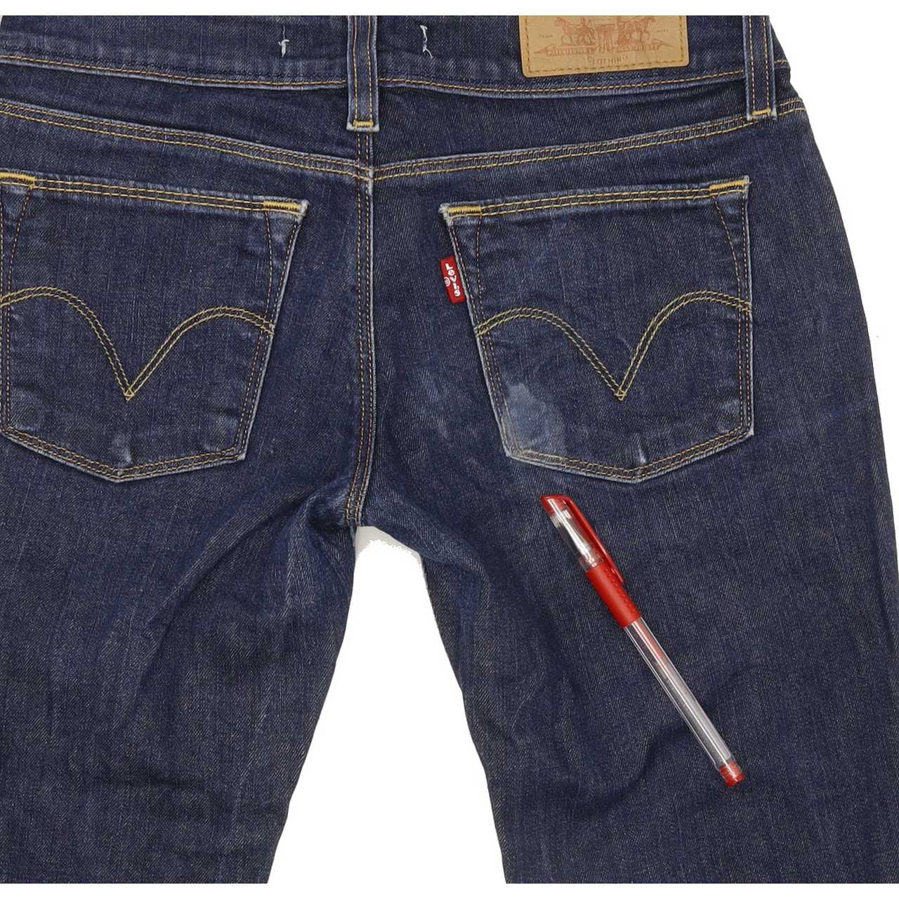 Levi's 571 Men Blue Straight Slim Stretch Jeans W27 L31