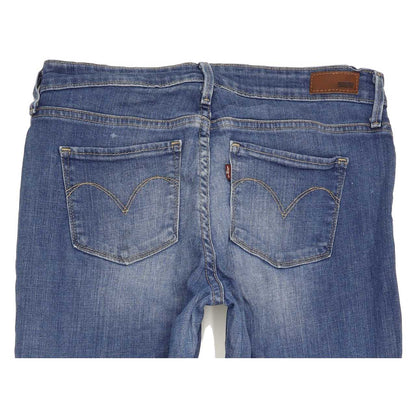 Levi's Slight Curve Women Blue Straight Slim Jeans W29 L31
