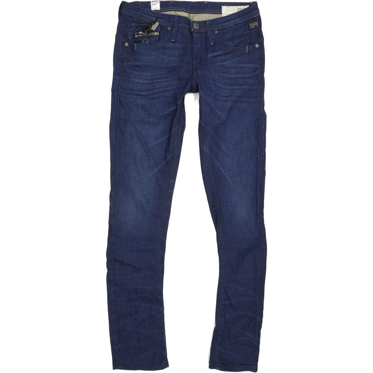 G-Star Ocean Women Blue Skinny Slim Stretch Jeans W28 L31