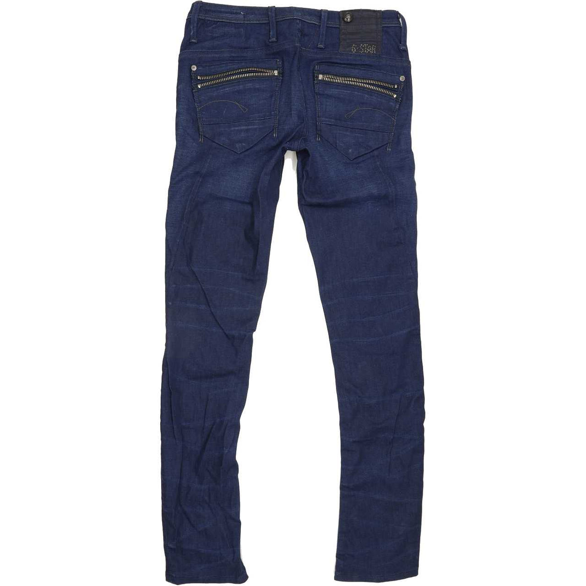 G-Star Ocean Women Blue Skinny Slim Stretch Jeans W28 L31