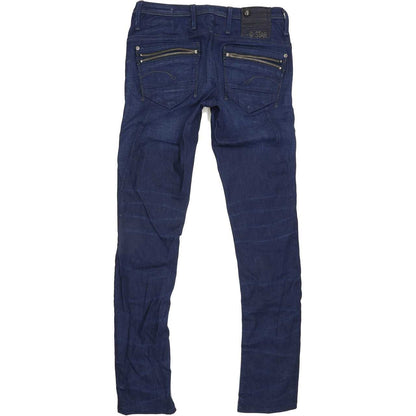 G-Star Ocean Women Blue Skinny Slim Stretch Jeans W28 L31