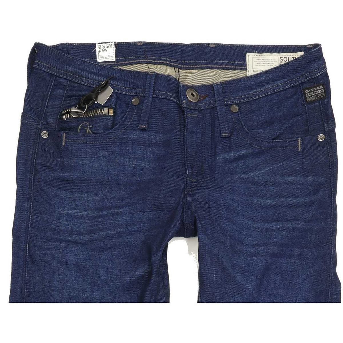 G-Star Ocean Women Blue Skinny Slim Stretch Jeans W28 L31