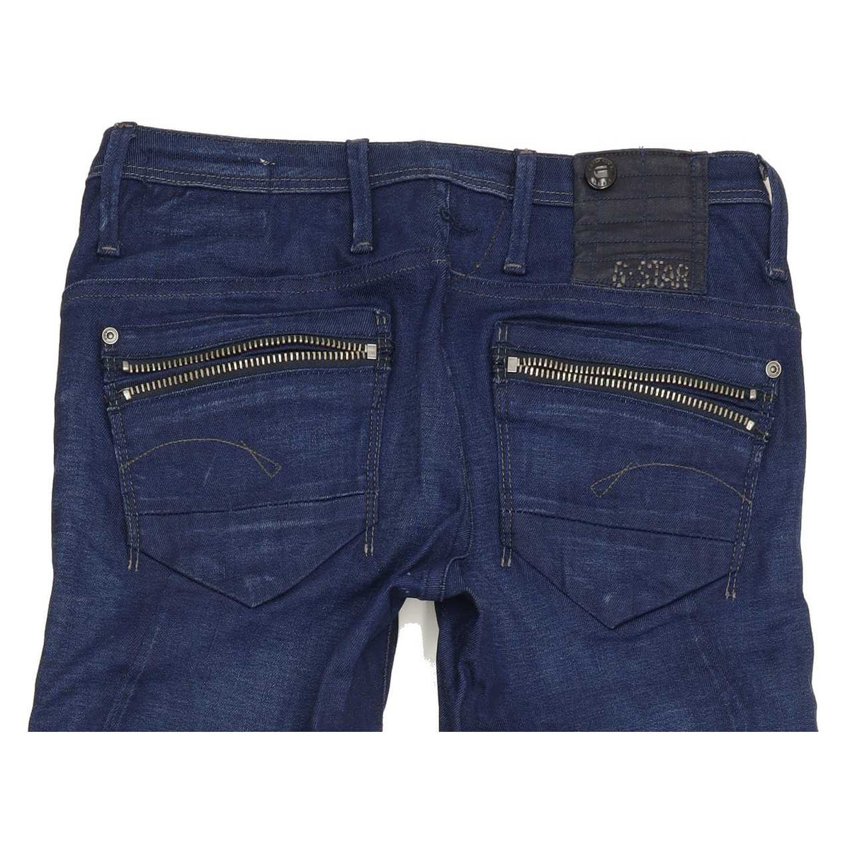 G-Star Ocean Women Blue Skinny Slim Stretch Jeans W28 L31
