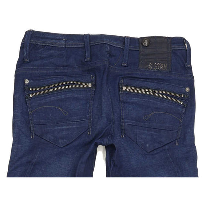 G-Star Ocean Women Blue Skinny Slim Stretch Jeans W28 L31