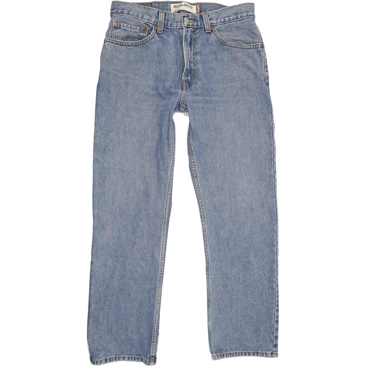 Levi's 505 Men Blue Straight Regular Jeans W32 L29