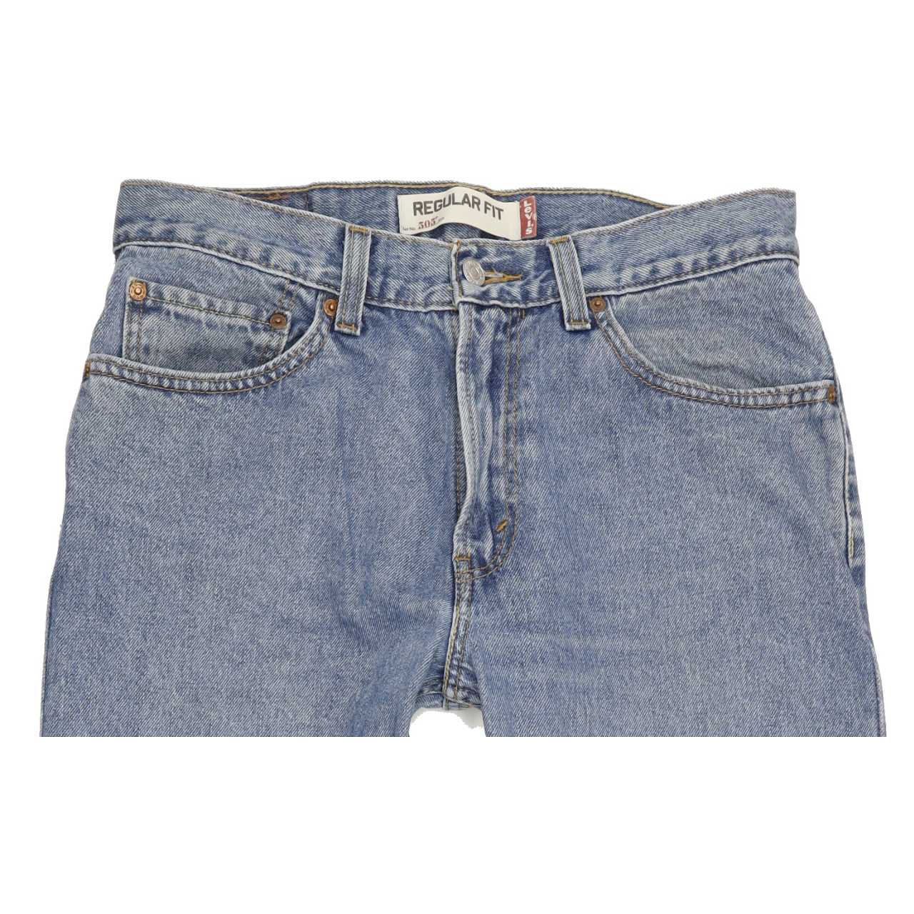 Levi's 505 Men Blue Straight Regular Jeans W32 L29