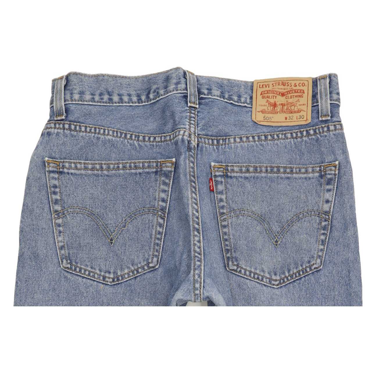 Levi's 505 Men Blue Straight Regular Jeans W32 L29