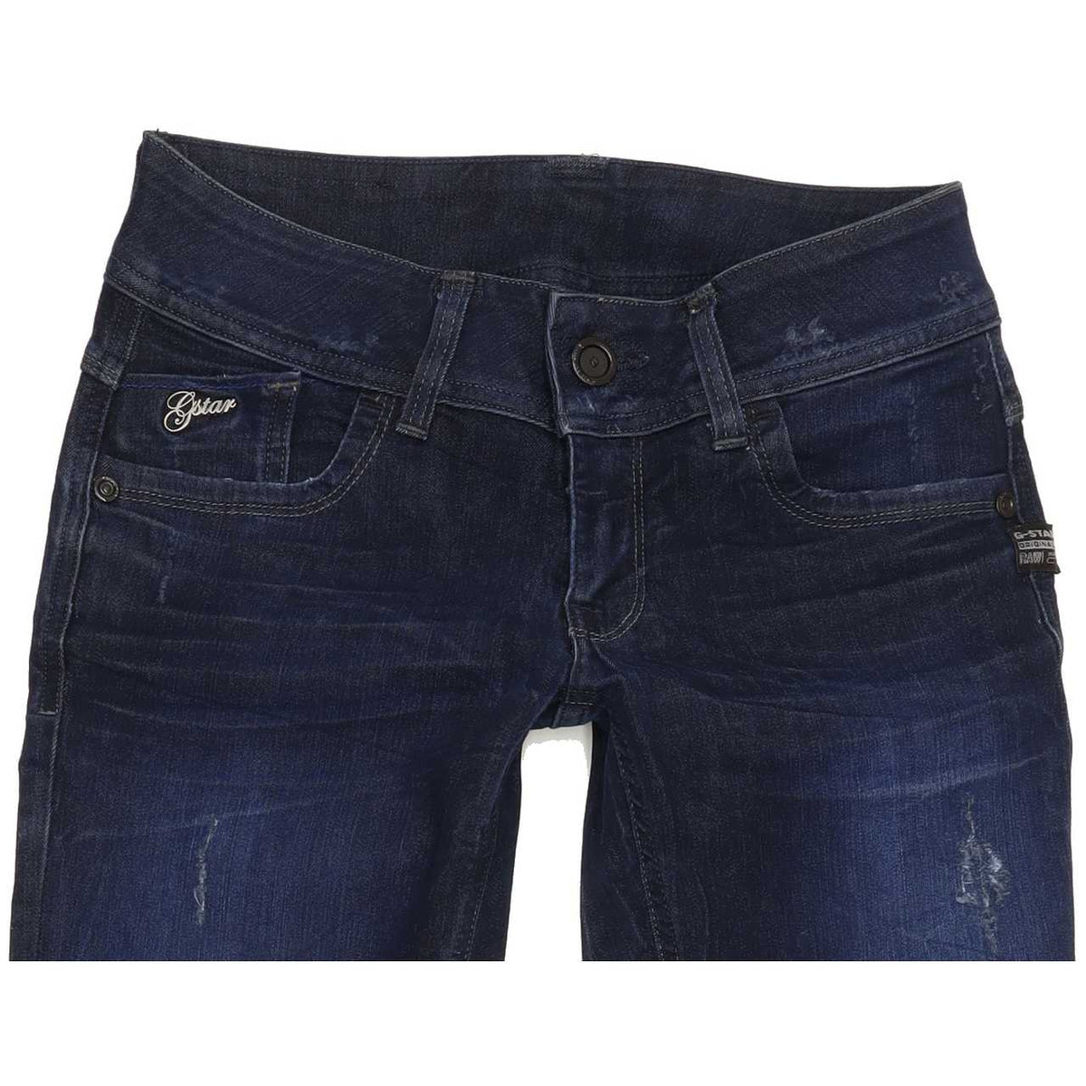 G-Star Lynn Women Blue Skinny Slim Stretch Jeans W25 L30