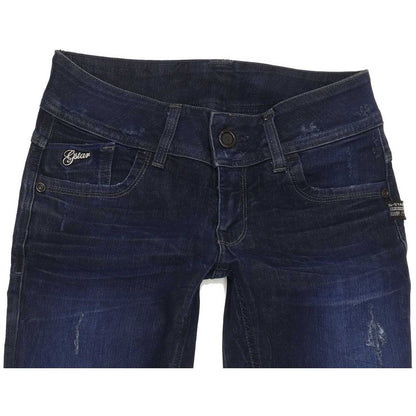 G-Star Lynn Women Blue Skinny Slim Stretch Jeans W25 L30