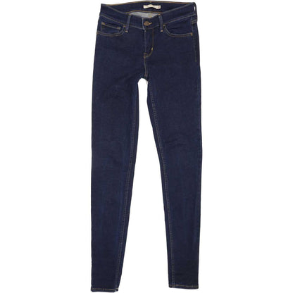 Levi's 710 Women Blue Skinny Regular Stretch Jeans W28 L31