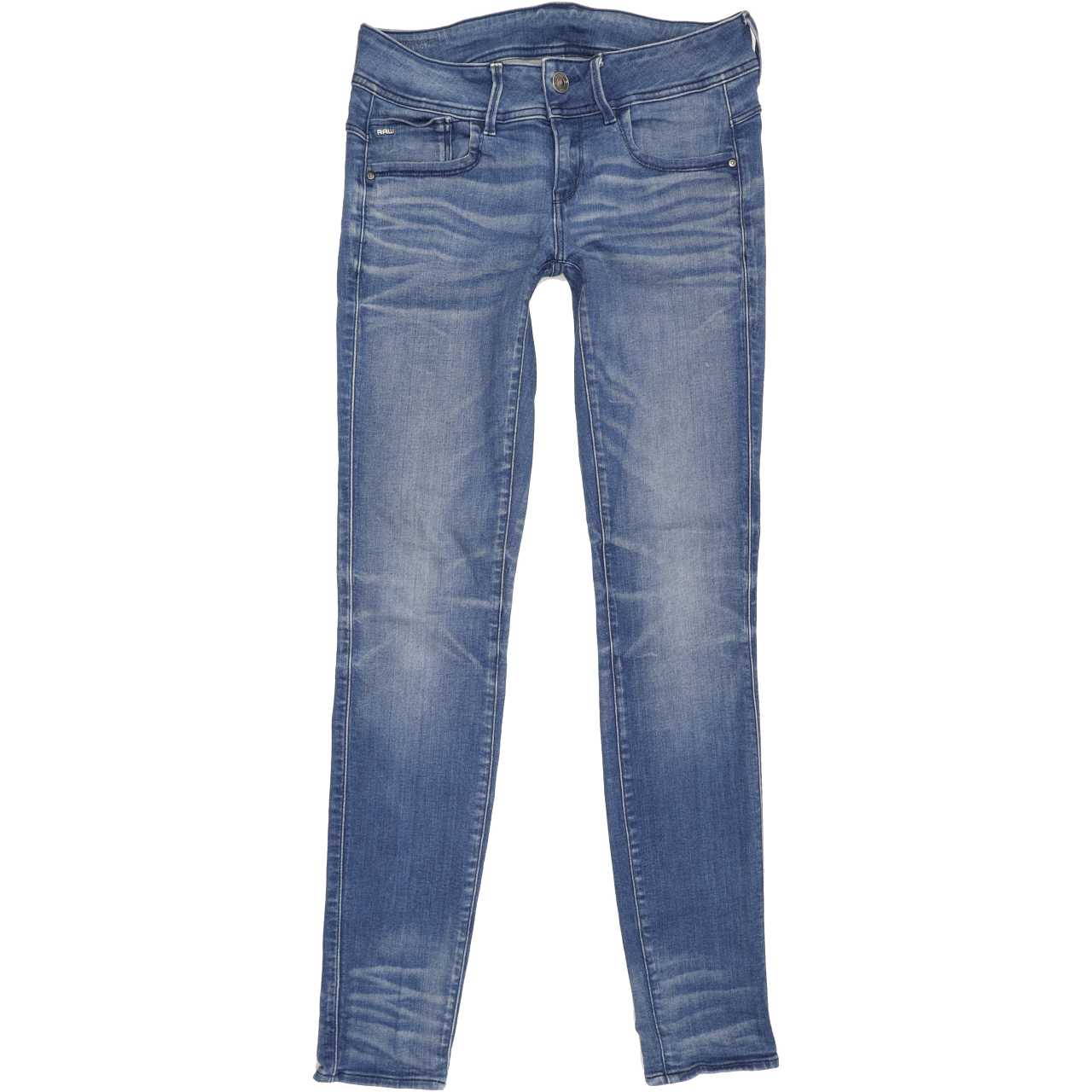 G-Star Lynn Mid Women Blue Skinny Regular Stretch Jeans W29 L32