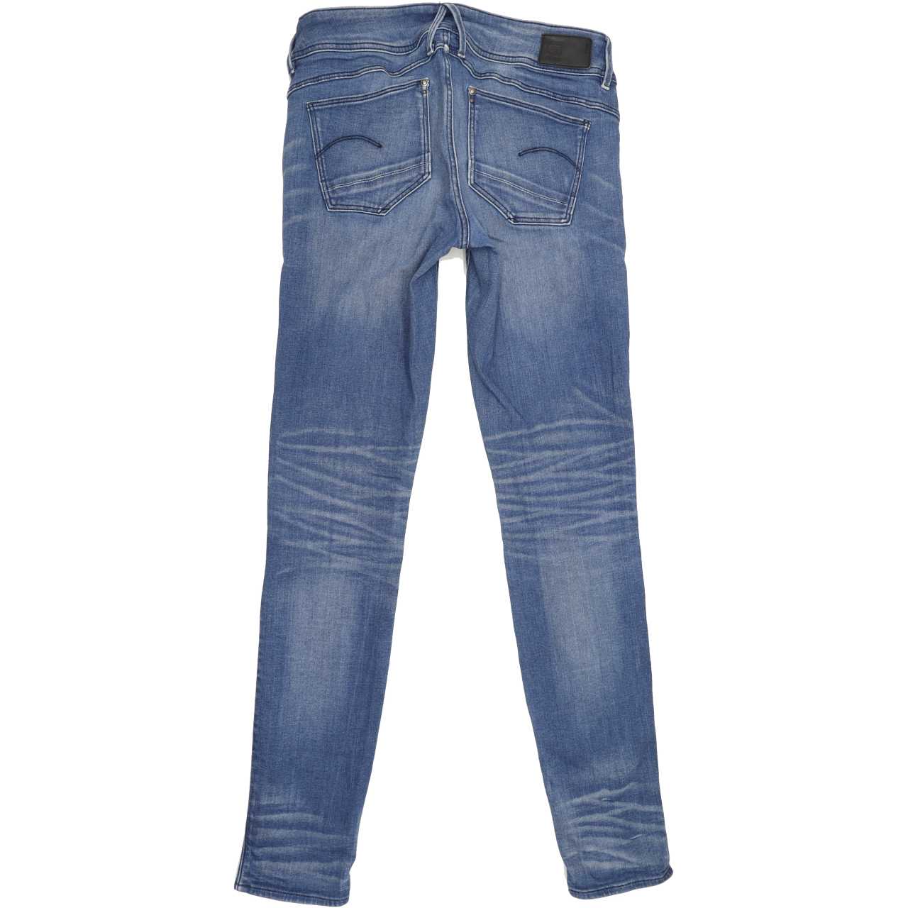 G-Star Lynn Mid Women Blue Skinny Regular Stretch Jeans W29 L32