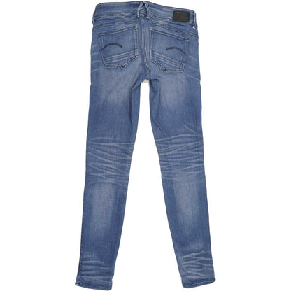 G-Star Lynn Mid Women Blue Skinny Regular Stretch Jeans W29 L32