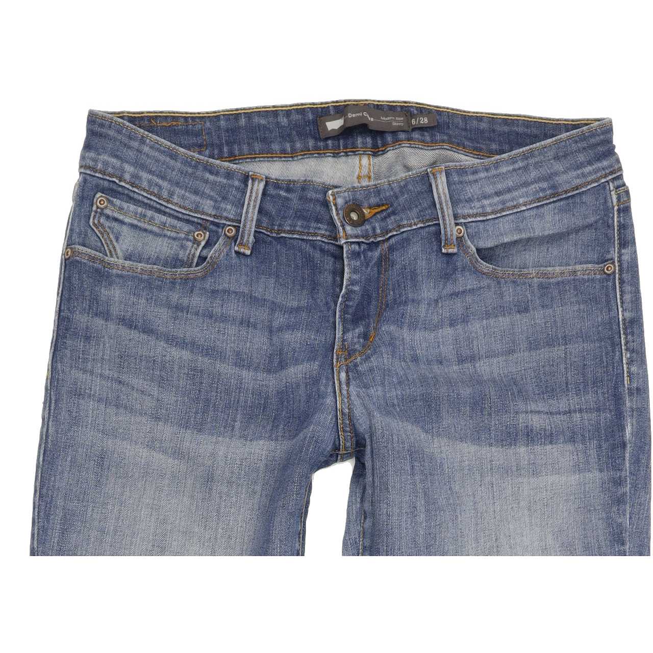 Levi's Demi Curve Women Blue Skinny Slim Stretch Jeans W28 L29