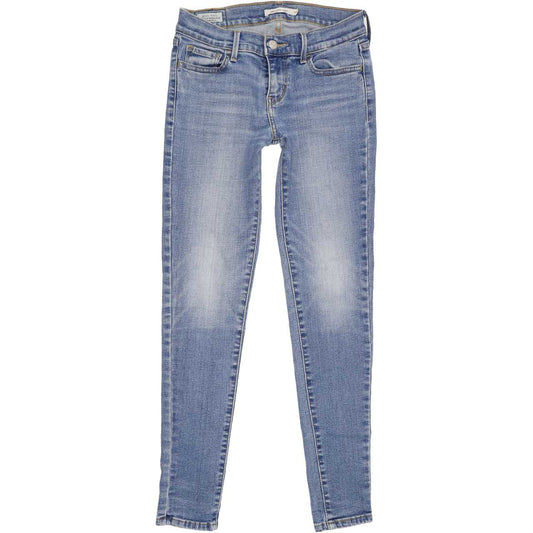 Levi's 710 Women Blue Skinny Regular Stretch Jeans W26 L29