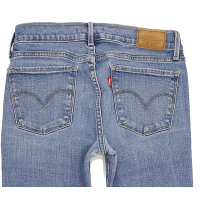 Levi's 710 Women Blue Skinny Regular Stretch Jeans W26 L29