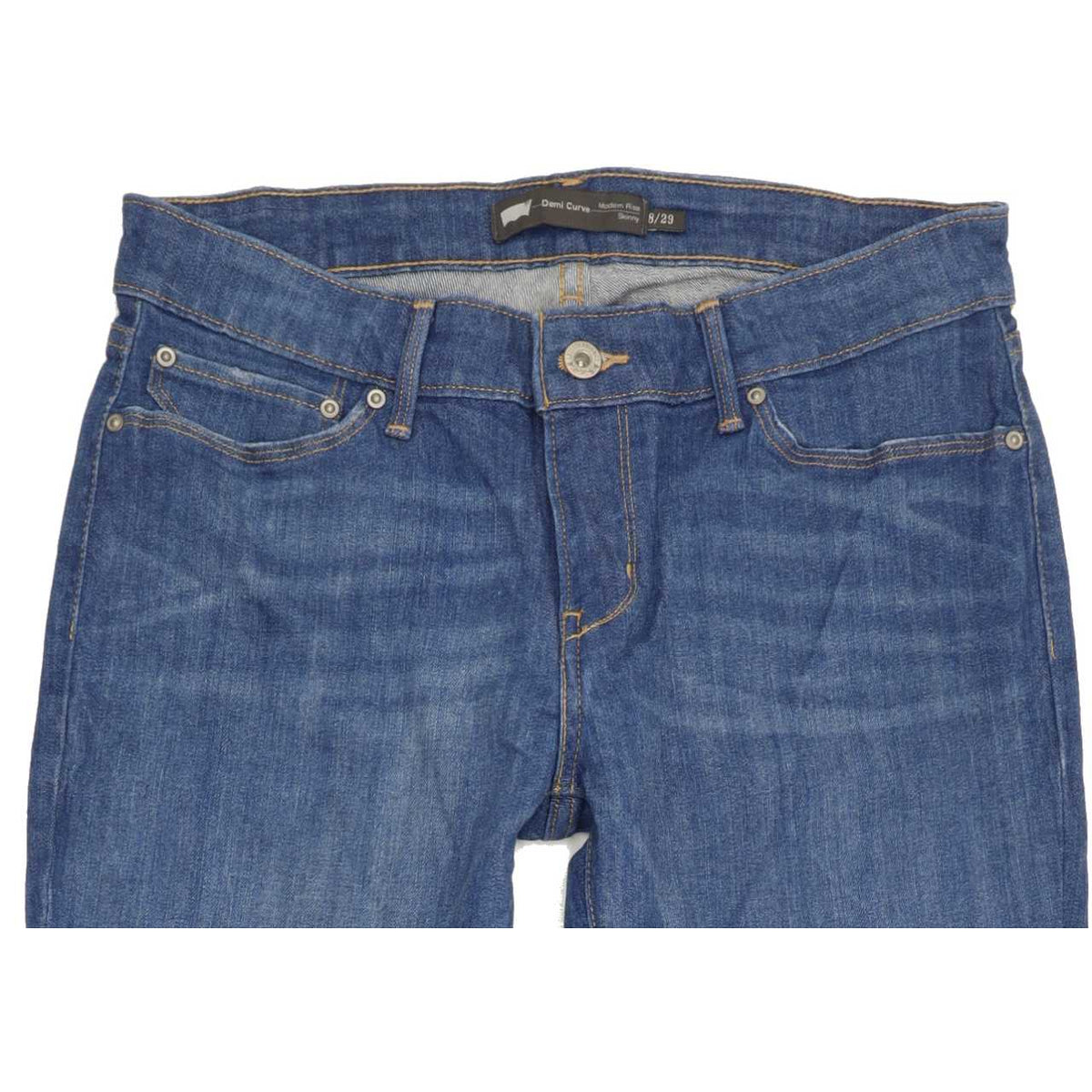 Levi's Demi Curve Women Blue Skinny Slim Stretch Jeans W29 L30