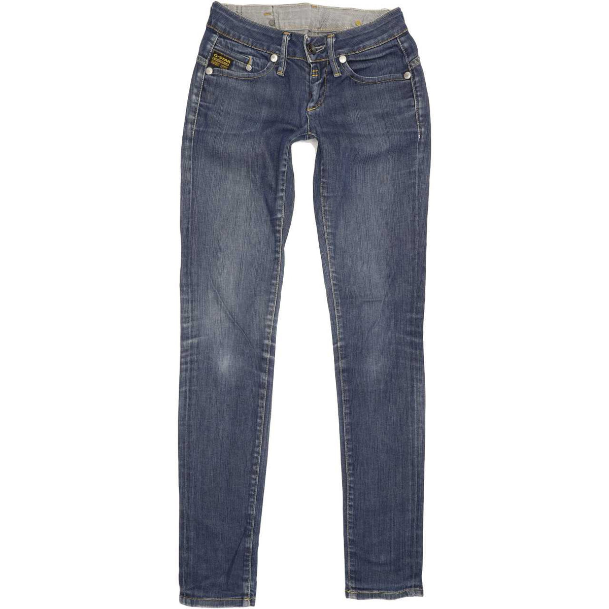 G-Star Midge Women Blue Skinny Slim Stretch Jeans W26 L32