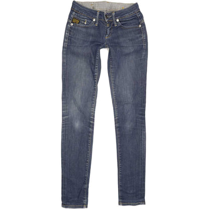 G-Star Midge Women Blue Skinny Slim Stretch Jeans W26 L32