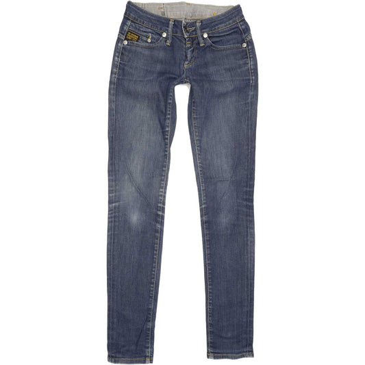 G-Star Midge Women Blue Skinny Slim Stretch Jeans W26 L32