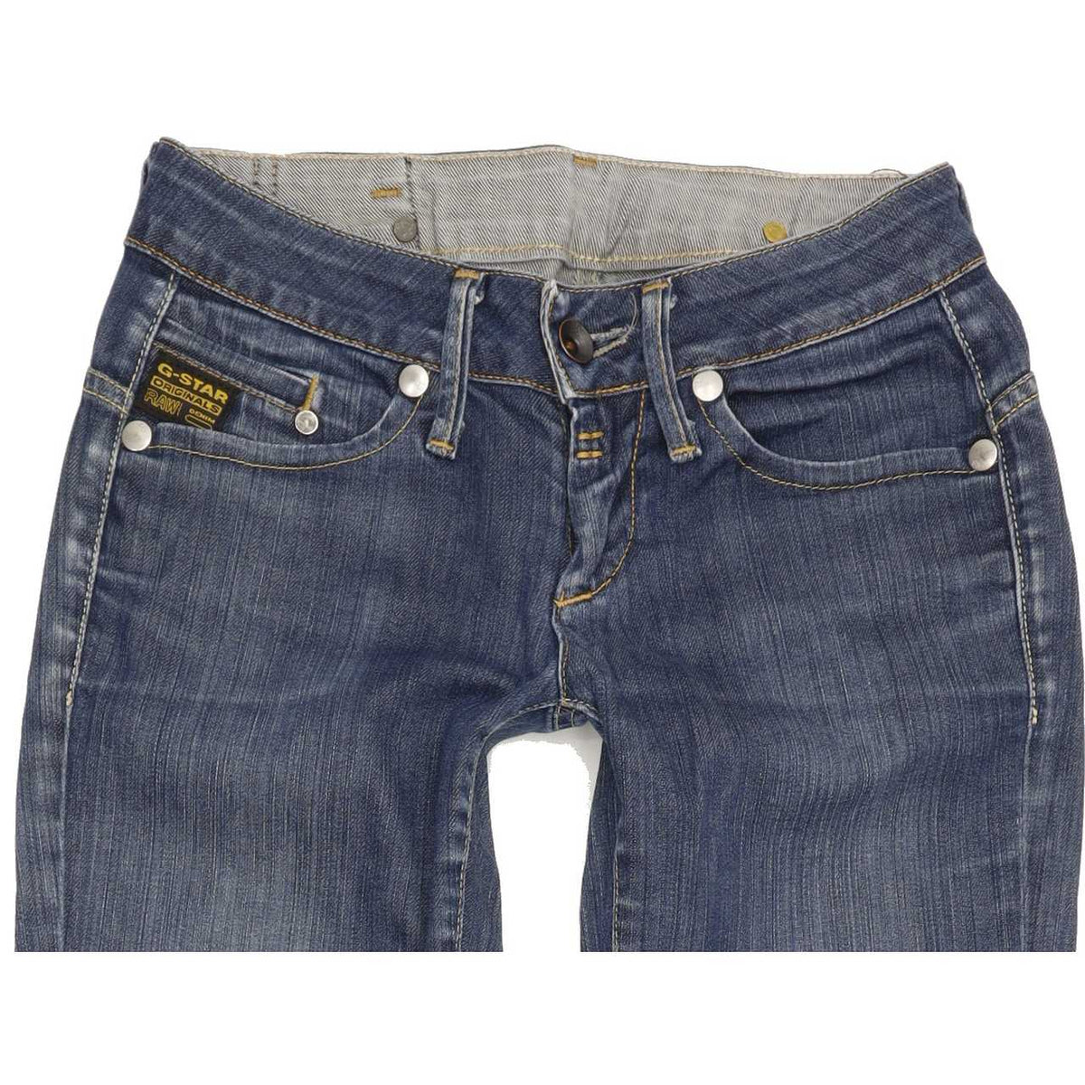 G-Star Midge Women Blue Skinny Slim Stretch Jeans W26 L32