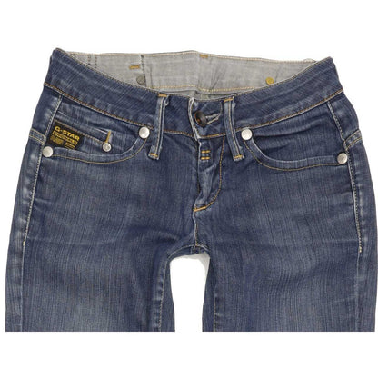 G-Star Midge Women Blue Skinny Slim Stretch Jeans W26 L32