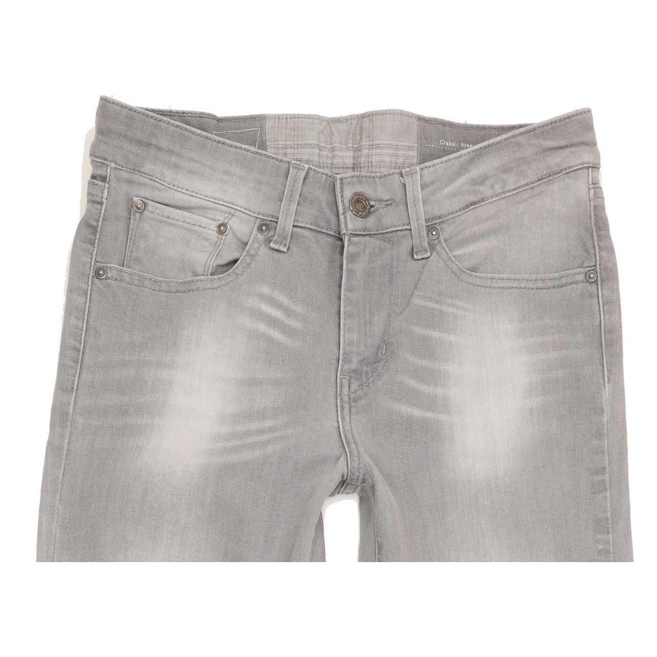 Levi's Demi Curve Women Grey Straight Slim Stretch Jeans W27 L29