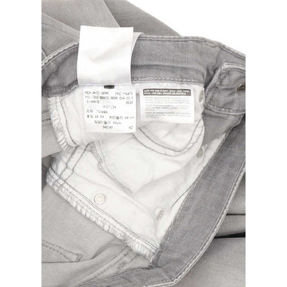 Levi's Demi Curve Women Grey Straight Slim Stretch Jeans W27 L29