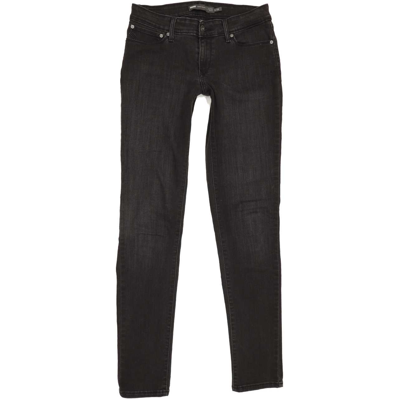Levi's Demi Curve Women Black Skinny Regular Stretch Jeans W28 L32