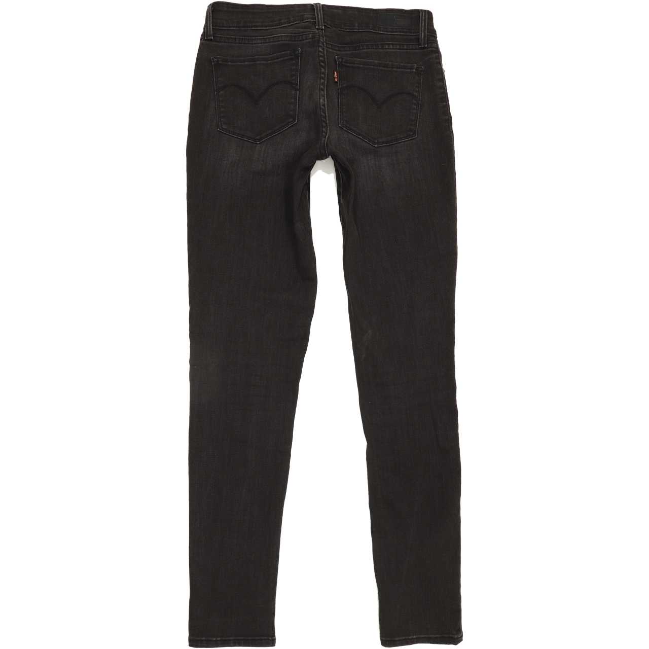 Levi's Demi Curve Women Black Skinny Regular Stretch Jeans W28 L32