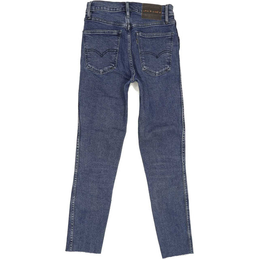 Levi's Line 8 High Rise Women Blue Skinny Stretch Jeans W25 L25