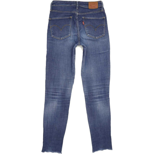 Levi's 721 High Rise Women Blue Skinny Stretch Jeans W27 L29