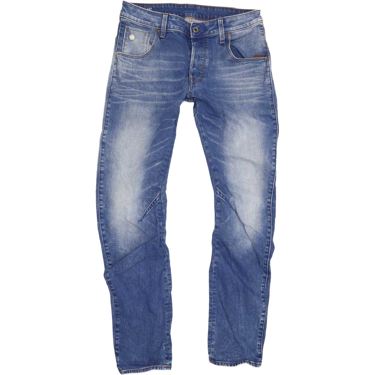G-Star Arc 3D Men Blue Straight Slim Stretch Jeans W29 L32