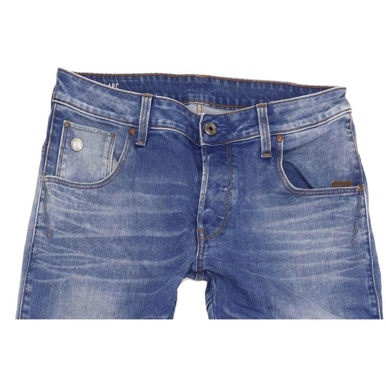 G-Star Arc 3D Men Blue Straight Slim Stretch Jeans W29 L32