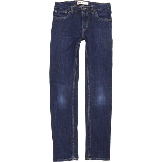 Levi's 510 Kids Blue Skinny Slim Stretch Jeans W27 L31