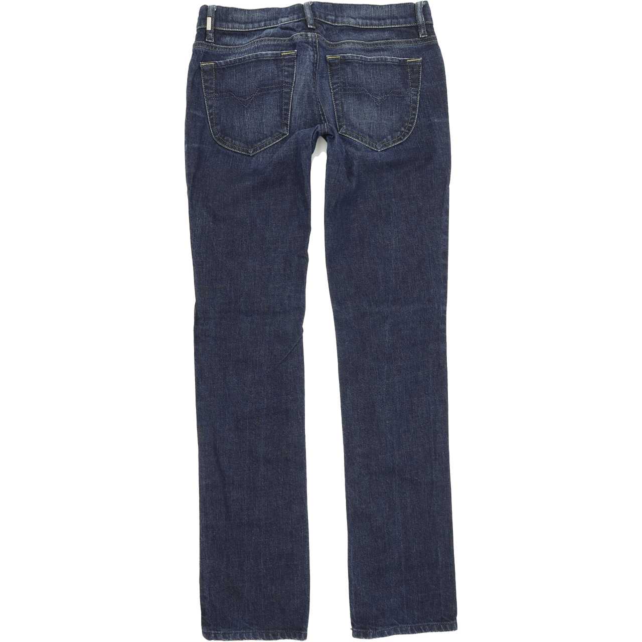 Diesel Liv 008FC Women Blue Straight Regular Stretch Jeans W28 L32
