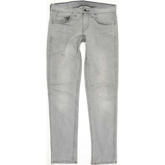 Levi's 511 Men Grey Straight Slim Stretch Jeans W29 L32