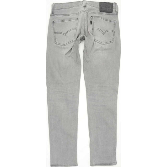 Levi's 511 Men Grey Straight Slim Stretch Jeans W29 L32