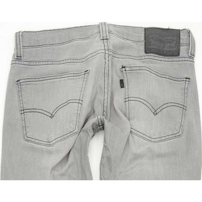 Levi's 511 Men Grey Straight Slim Stretch Jeans W29 L32