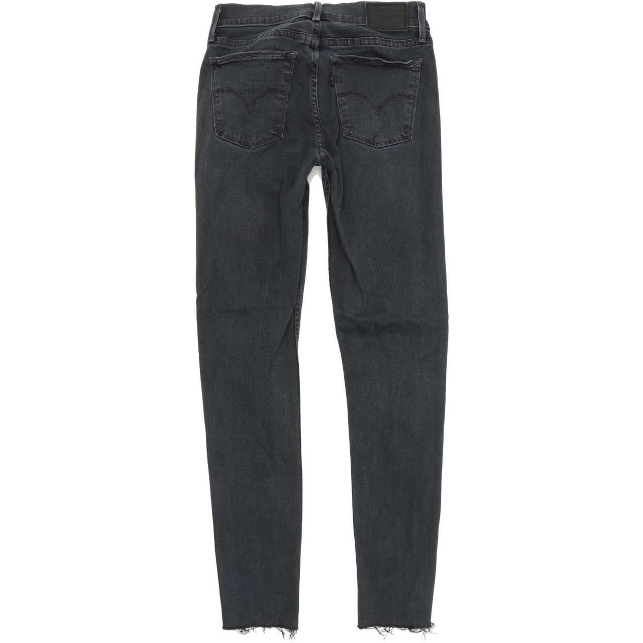 Levi's 710 Super Women Grey Skinny Slim Stretch Jeans W26 L28