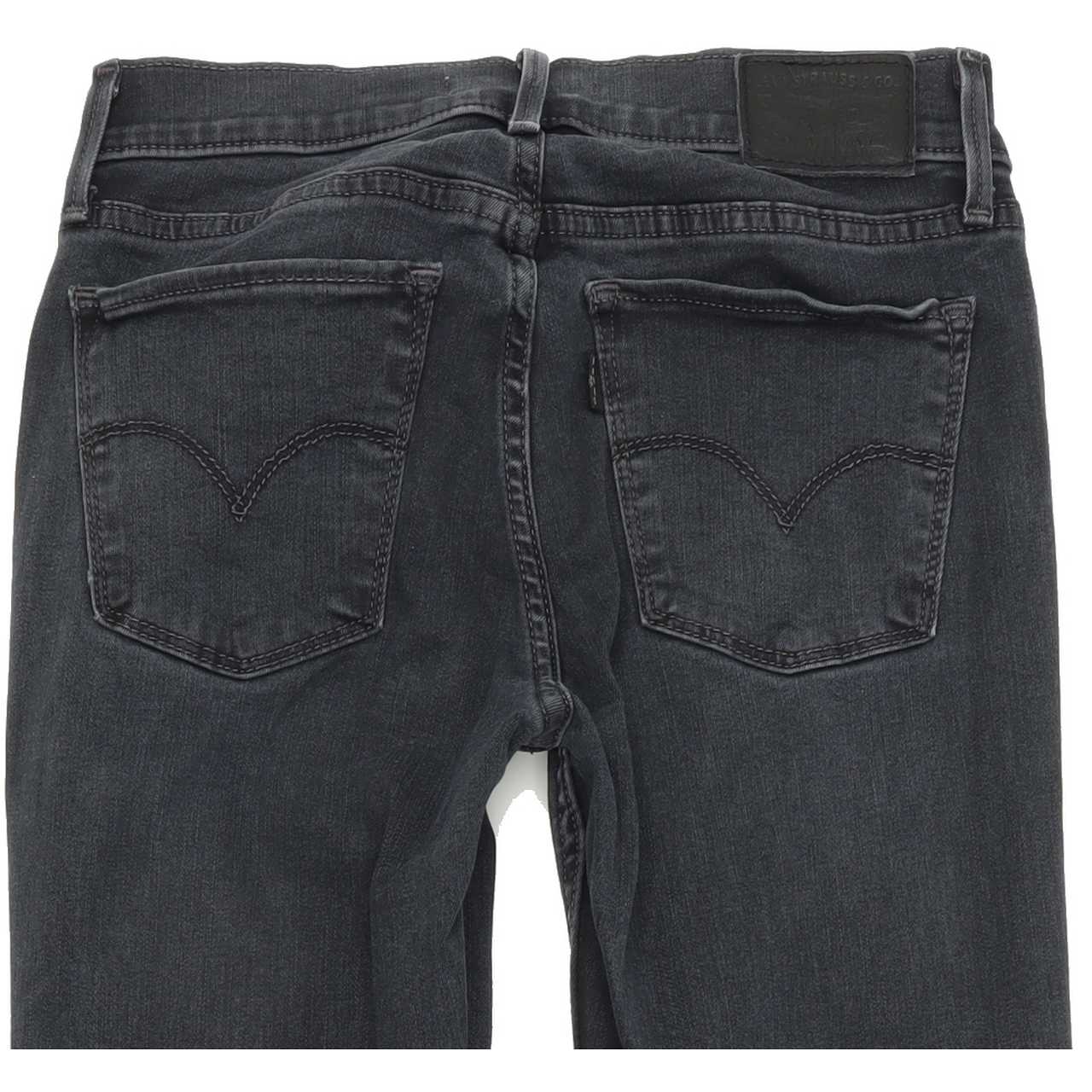 Levi's 710 Super Women Grey Skinny Slim Stretch Jeans W26 L28