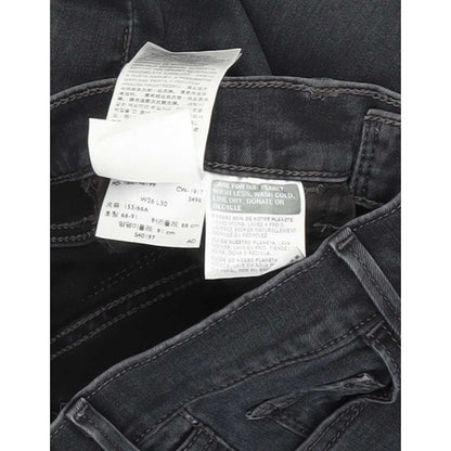 Levi's 710 Super Women Grey Skinny Slim Stretch Jeans W26 L28