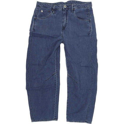 G-Star Arc OS 3D Women Blue Straight Regular Boyfriend Jeans W26 L32