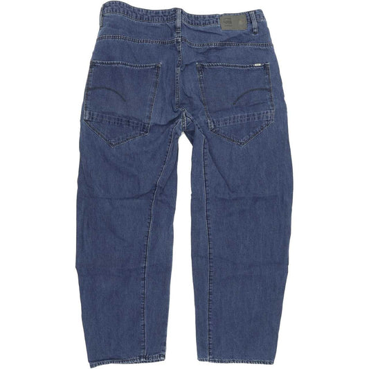 G-Star Arc OS 3D Women Blue Straight Regular Boyfriend Jeans W26 L32