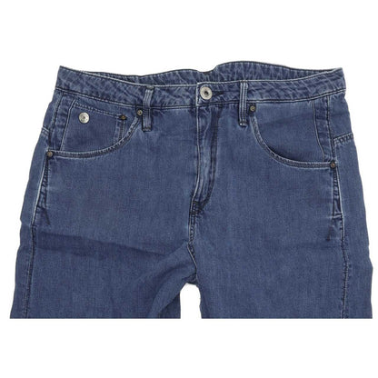G-Star Arc OS 3D Women Blue Straight Regular Boyfriend Jeans W26 L32