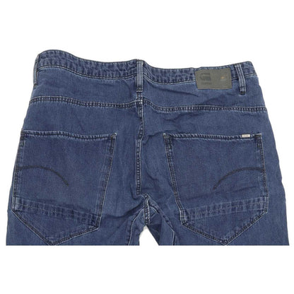 G-Star Arc OS 3D Women Blue Straight Regular Boyfriend Jeans W26 L32