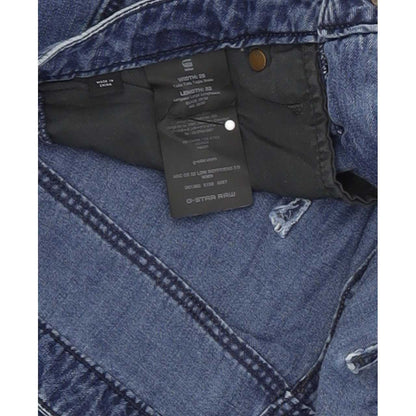 G-Star Arc OS 3D Women Blue Straight Regular Boyfriend Jeans W26 L32